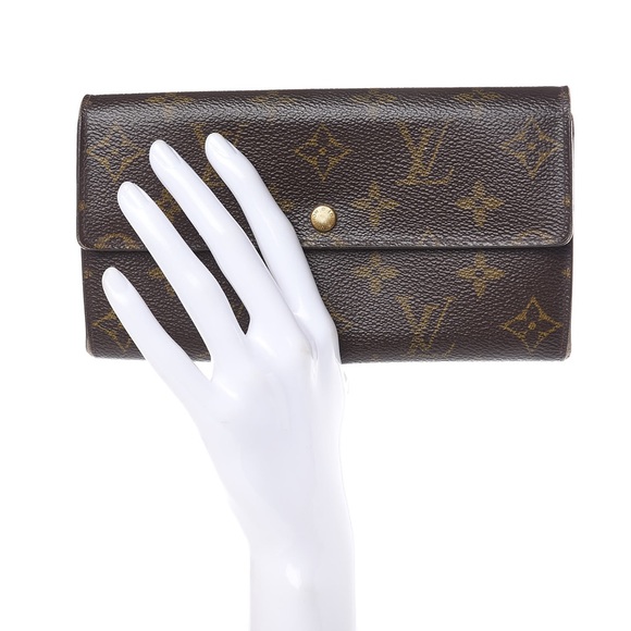 Authentic Louis Vuitton Monogram Sarah Wallet - Picture 1 of 12